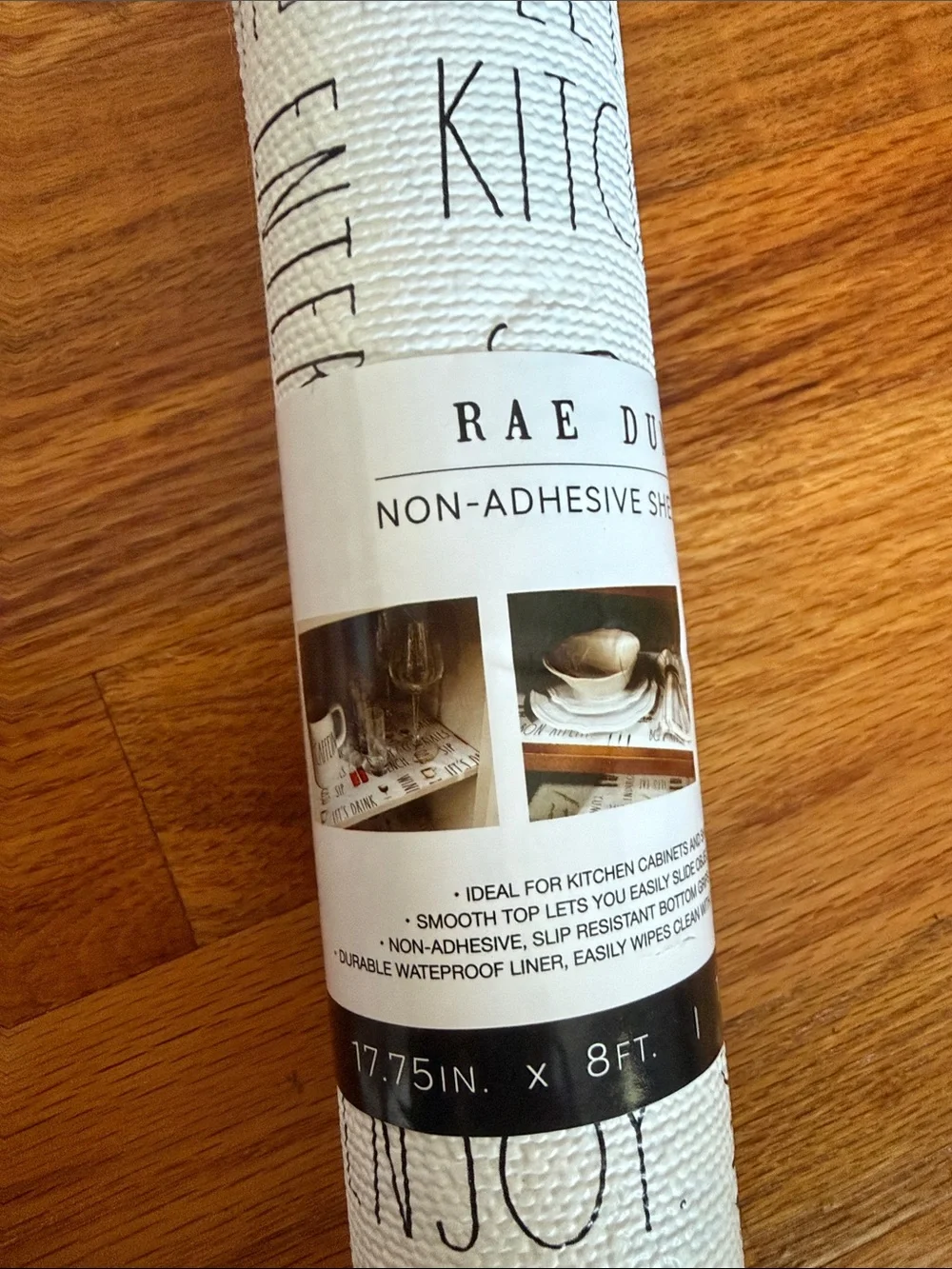 Rae Dunn kitchen shelf liner
